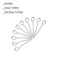thumbnail image 4 of 200Pcs Eye Pins Jewelry Findings Eye Pins 16mm Iron Eye Pins for Jewelry Making 21 Gauge Silver, 4 of 6