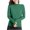 Green, variant on qucoqpe Women's Fall Knitted Sweaters Winter Basic Solid Base Layer Sweater Trendy Long Sleeve Crewneck Womens Knitted Pullover Tops