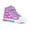 Purple Sequins, variant on FUNCOO PLUS Toddler Boys Light Up Sneakers Boys High Top Canvas Shoes, Dinosaur, Size 11