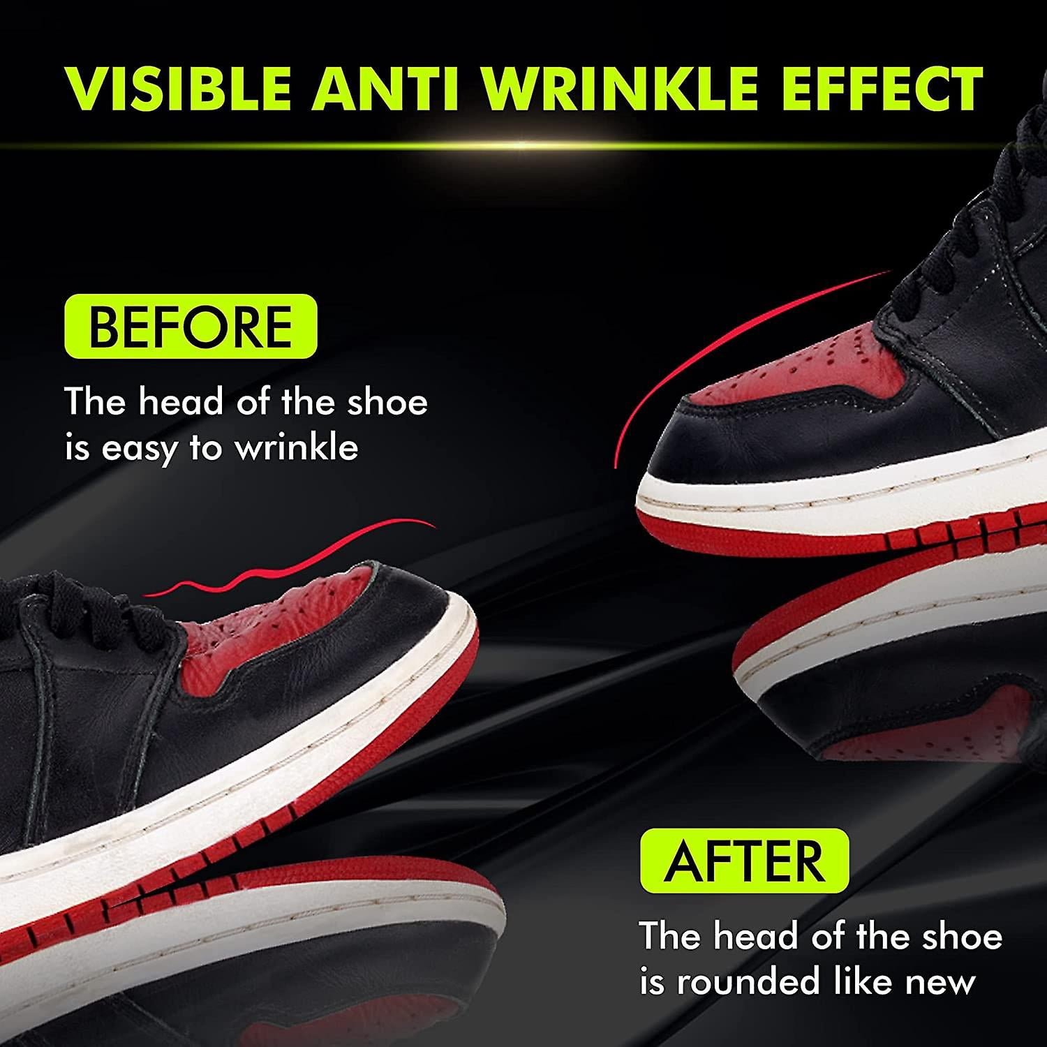 how to prevent air force ones from creasing