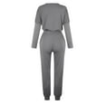 thumbnail image 6 of up to 60% off Gifts Lounge Set for Women Womens Thanksgiving Day 2 Piece Outfits Car Print Long Sleeve Pullover Top Drawstring Elastic Waist Pant Sets Casual Pocket Loungewear Sets Holiday, 6 of 6