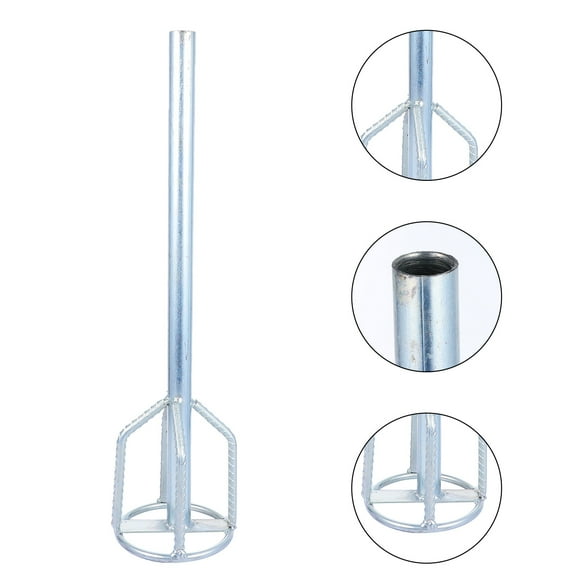 UPGRATOR Mud Mixer Mixing Rod Iron for Electric Drill 1Set