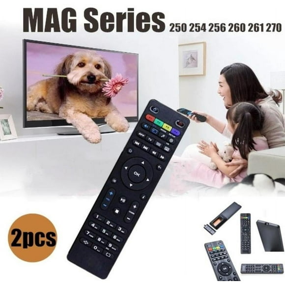 Replacement TV Remote Control For Mag250 254 IPTV TV Black Box O8J3