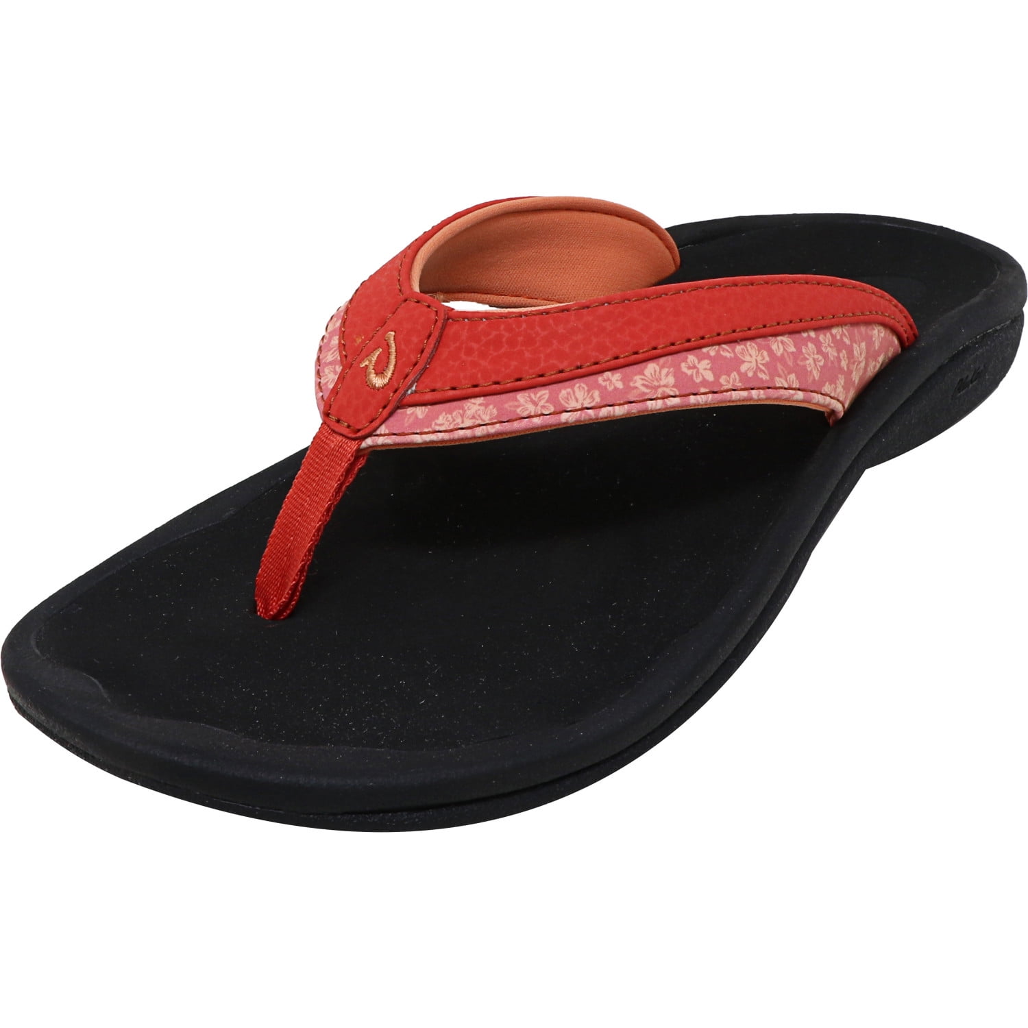 olukai red sandals