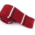 thumbnail image 3 of transemion Cravate Mince pour Hommes Formelle Tricotée, 3 of 9