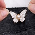 thumbnail image 4 of ZenCart 2 Pairs Pant Waist Tightener Adjustable Butterfly Button Pins Pants Clips Detachable Decorative Waist Buckles for Loose Jeans Pants Skirts, 4 of 7