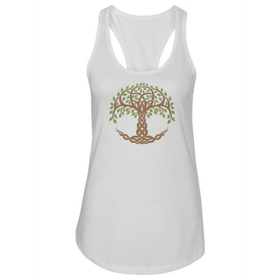 Celtic Tree Of Life . Tank Women -Image by Shutterstock, Female Small