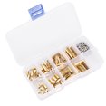 thumbnail image 1 of VERDANVERSE 120Pcs Easy to Install Circuit Board Spacers Nut Assortment Kit Brass Assorted Color Engineers DIY Projects, 1 of 6