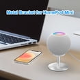 thumbnail image 1 of Soporte De Carga Soporte de escritorio Soporte de soporte para Apple HomePod Mini Speaker (Plata), 1 of 6