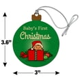 thumbnail image 6 of Baby's First Christmas Wood Christmas Tree Holiday Ornament, 6 of 6