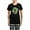 With Checker Pant, variant on CafePress - St. Patrick Yorkie Women's Dark Pajamas - Women's Short Sleeve Print T-Shirt and Pants Dark Cotton Pajama Set