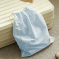 thumbnail image 4 of STPToys Portable Travel Shoe Bag Drawstring Bag 11.8x14.6 inch Dust Proof Storage Bags for Handbags Travel Organizer Bags - Blue, 4 of 7