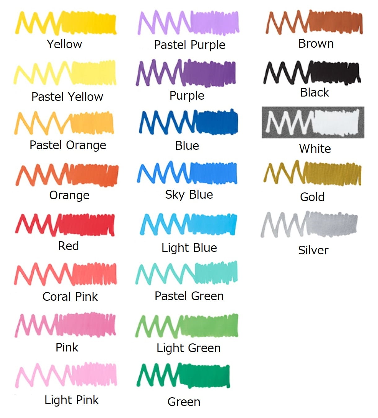 Posca Paint Marker Pen Extra Fine Point (PC-1M) 21 Colors Full Set with Original Box Japan Import