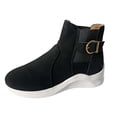 thumbnail image 2 of Zapatos occidentales para mujer, botines informales con correa de hebilla para mujer, zapatos puntiagudos Retro sin cordones Wmkox8yii  FOPL1467, 2 of 4