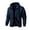 #Navy, variant on DPTALR Men's Solid Color Long Sleeve Hooded Zipper Cardigan Jacket,Khaki,Big and Tall Men L