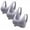 #7-Gray, variant on Pntutb 3-Pack Women's Top Bra Wire Free Underwears Base Vest Style Sports Lingerie