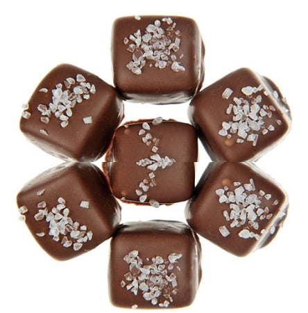 Milk Chocolate Sea Salt Caramels, 5 Pounds by