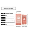 thumbnail image 3 of PiGOGI Aluminum Free Deodorant for Men Women Natural Ingredients Long Lasting Freshness 75g, 3 of 9