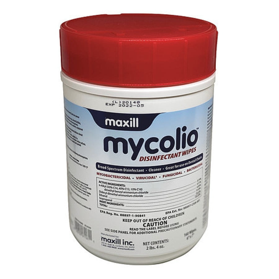 Mycolio Disinfectant Household Wipe Canister (6" x 7") 160ct