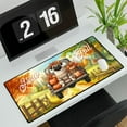thumbnail image 3 of Hello Fall Autumn Wreath Pug Pumpkins Pickup Truck Desk Mat Full Keyboard Mouse Pad Dog Lover Gifts Large Mousepad - 13011, 3 of 5