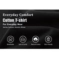 thumbnail image 3 of Men's Graphic T-Shirt, Legend Text Print, Short Sleeve, Crew Neck, Black, 3 of 9