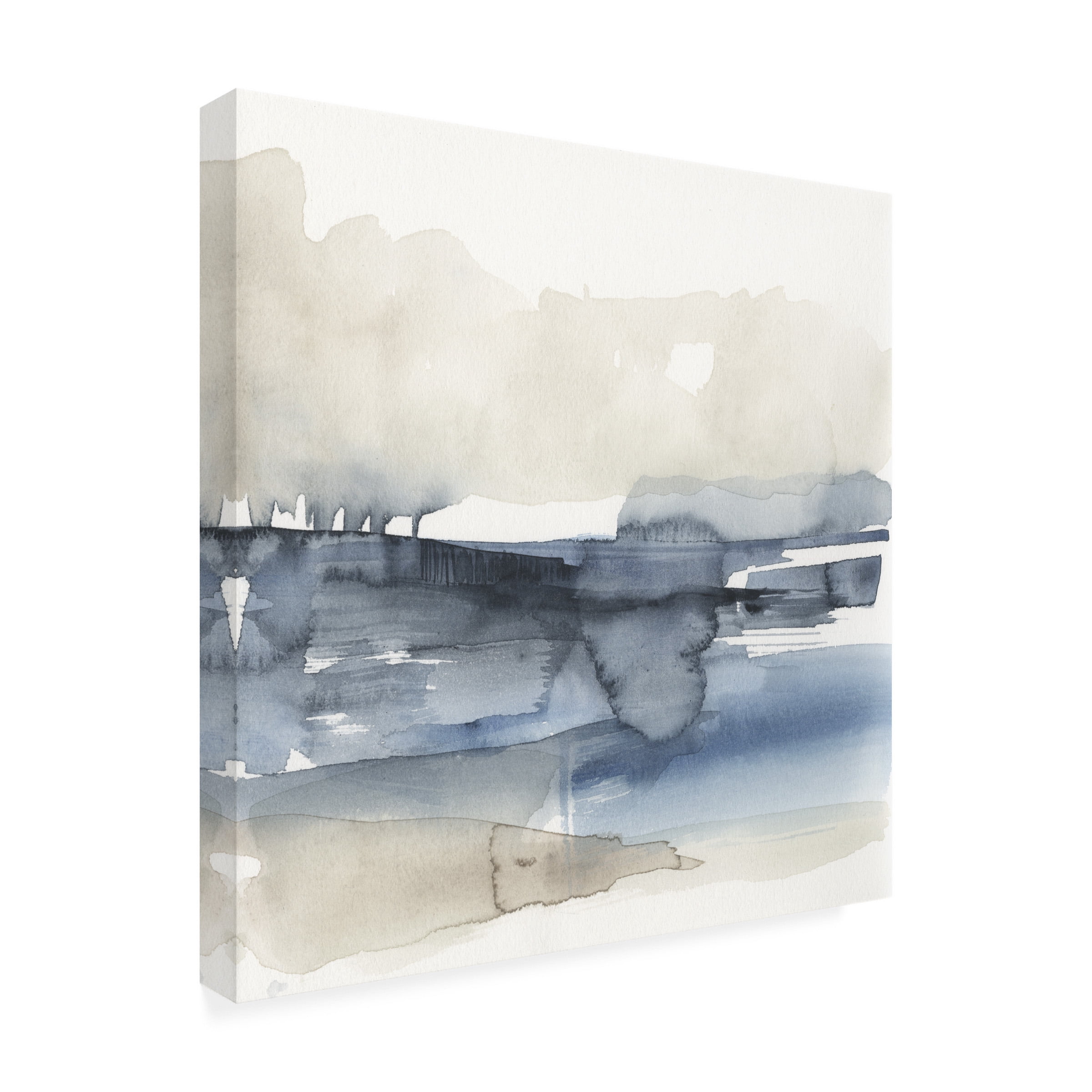 Jennifer Goldberger 'Fog on the Horizon V' Canvas Art