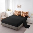 thumbnail image 5 of Manfei Camouflage 7 Pieces Bedding Comforter Set,Rustic Outdoor Full Bedding Set,Brown Camo Fitted Sheet Flat Sheet For Kids,Microfiber Bedroom Decor Reversible, 5 of 8