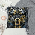 thumbnail image 2 of Orinice Tiger Graphic Decorative Throw Pillow Cover for Home Couch Living Room Bed Sofa Square Pillow Case 1PC 24x24in, 2 of 5