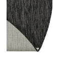 thumbnail image 6 of Unique Loom Outdoor Modern Collection Area Rug - Miranda (7' 10" Round Black and White), 6 of 6