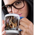 thumbnail image 2 of 3dRose, Titania and Bottom A Midsummer Nights Dream John Anster Fitzgerald Fantasy Painting, 11oz Two-Tone Blue Mug, 2 of 7