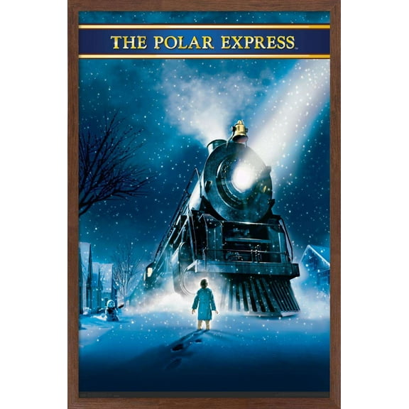 The Polar Express - One Sheet Wall Poster, 14.725" x 22.375", Framed