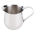 thumbnail image 1 of Jarra de crema para servir de acero inoxidable de 5 onzas y 150 ml., 1 of 3