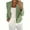 Green, variant on Cropped Blazers for Women Business Casual Open Front Long Sleeve One Button Suit Jacket Lightweigh Work office Blazer Pink M(M)