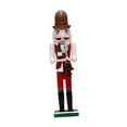 thumbnail image 3 of perfeclan Nutcracker Figurine Desktop Ornament Christmas Decoration Table Centerpiece Statue Sculpture for Festive Home Desktop Bedroom, 3 of 9