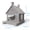 brown, variant on EASY UP Resin Outdoor Cat House,Villa, Multi-layer Design, Weather-resistant and Moisture-proof (Blue)