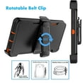 thumbnail image 6 of Njjex For Samsung Galaxy S24 Ultra 5G Case with Belt-Clip Holster ,Heavy Duty Protective Drop Protection Shockproof Cover with [Built in Kickstand] - Orange, 6 of 7