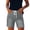 Gray, variant on Kvture Jean Shorts for Women Trendy High Waisted Stretchy Denim Summer Raw Hem Mom Long Shorts Cutoff Jorts M