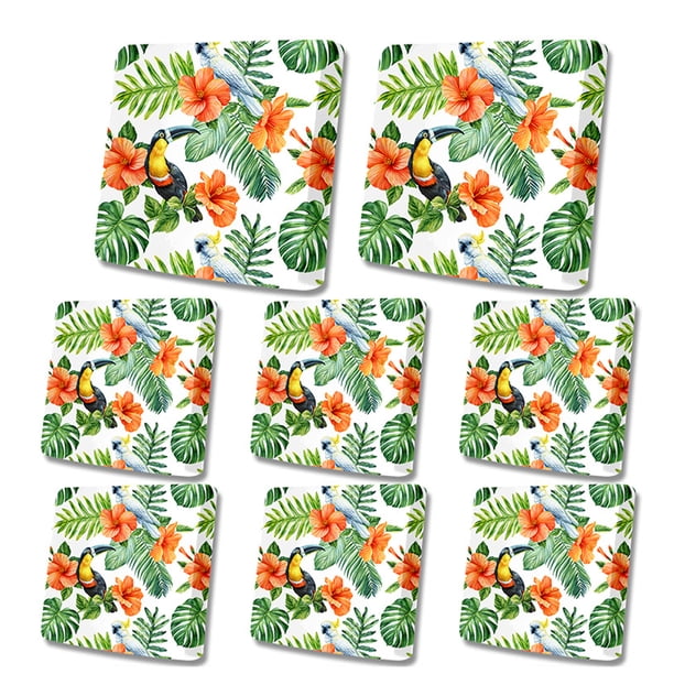 Toystoory 8 fundas impermeables para cojines de sofá, cojines de jardín individuales, funda de asiento suave y flexible. Decoración del hogar tipo+5 8 piezas