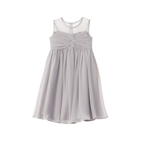 MSRP $99 US Angels Girls' Big Sleeveless Illusion Neckline Size 12