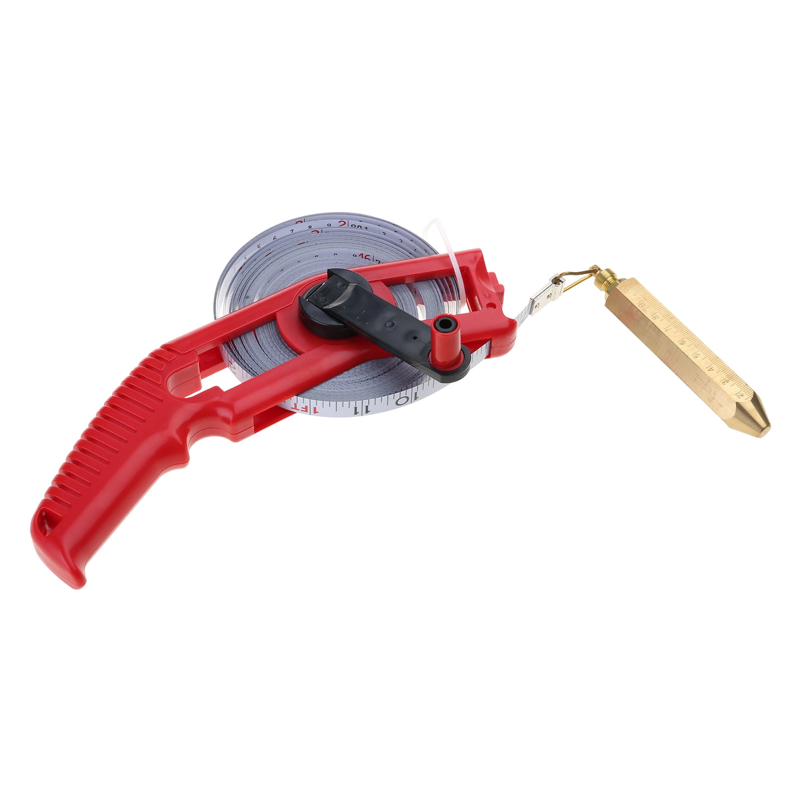 Oil Gauging Tapes Measuring Ruler Tape Measure Carbon Steel Plastic Handle Accuracy Oil Gauging Tape 15/20/30/50M