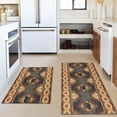 thumbnail image 5 of Western Style Kitchen Rugs and mats Set of 2,Country Vintage Kitchen Mats for Floor,Non Slip Absorbent Mats for Sink Waterproof Runner Rug for Laundry Room 17 X48/17X30Inch, 5 of 6