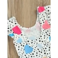 thumbnail image 6 of TSEXIEFOOFU Toddler Baby Girl Fly Sleeve One Piece Swimsuit, 6 of 9