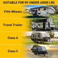 thumbnail image 3 of Trailer Jack Blocks - RV Leveling Block for Travel Trailers Wheels and Any Jack, 20,000 lbs RV Jack Blocks with Bag, Camper Jack Block Univ, 3 of 7