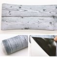 thumbnail image 4 of Pegatinas de pared de zócalo de grano de madera autoadhesivas, pegatinas de piso de transmisión de baldosas de línea de cintura impermeable de PVC de esquina Advancent HA2336-00B, 4 of 6