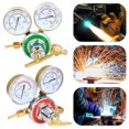 thumbnail image 4 of Oxygen Regulator + Acetylene Regulator Gas Regulator Welding Cutting Torch Gauge, 4 of 8