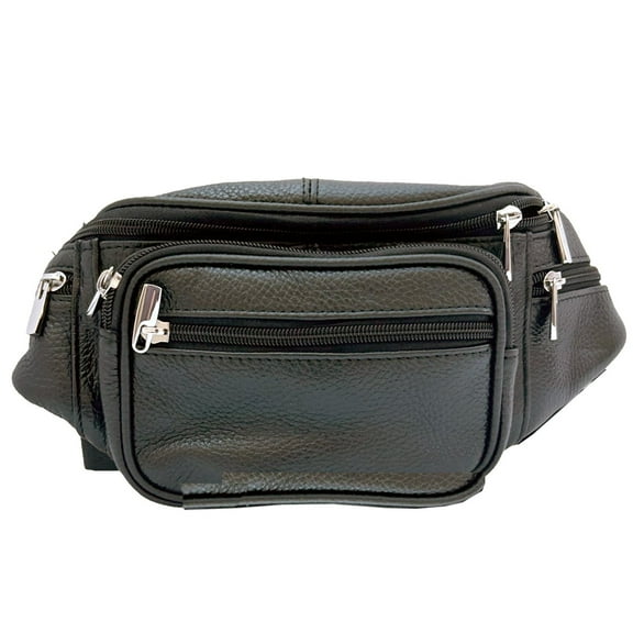 Genuine Leather Fanny Pack Cellphone Holder Organizer By Silver Fever