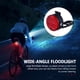 thumbnail image 3 of Kits de luces delanteras y traseras de advertencia de seguridad de bicicleta Universal para faros delanteros LED luz trasera de bicicleta impermeable 300mAh IPX4 JShteea El nuevo, 3 of 7
