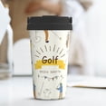 thumbnail image 6 of KLL Golf Icons And Golfer Pattern Stainless Steel Vacuum Insulated Tumbler - Carry Insulated Coffee Mug - Reusable Insulated Cold Brew Iced Coffee Cup Thermos, 6 of 8