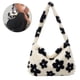thumbnail image 4 of Bolsos De Hombro Para Mujeres Y Niñas, Bolso De Felpa Para Axilas, Bolso De Mano Con Asa Superior seitruly AP005564-00, 4 of 6