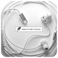 thumbnail image 6 of Thore USB C Headphone (V60) Type C Earphone with Microphone + Volume Control Earbuds for Samsung Galaxy/ Pixel Phones (White), 6 of 8